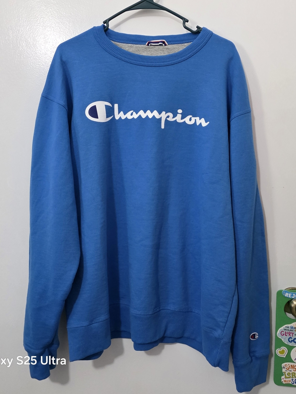 Champion Men's Crewneck Sweatshirt - Blue